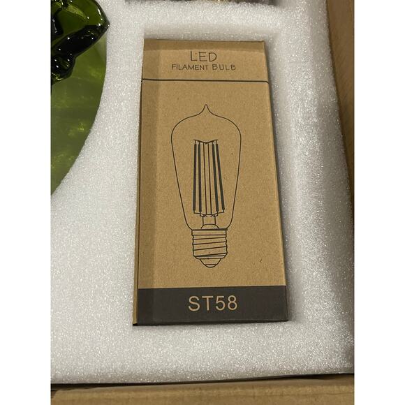 Glass Pendant Light Vintage Light Fixtures, - Picture 6 of 9